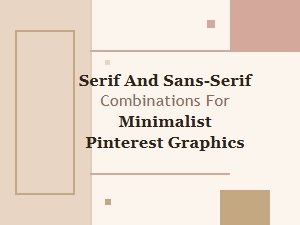 The Art of Minimalist Font Pairings